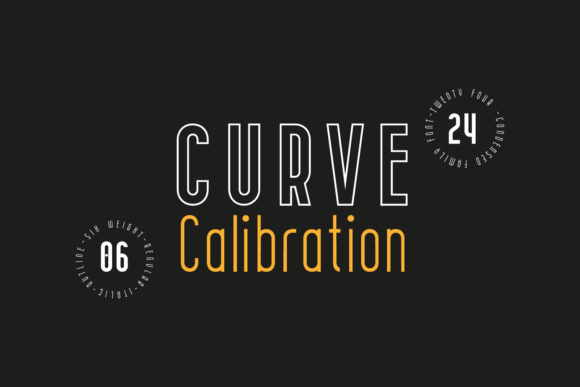 Curve Calibration Family: A Versatile Sans Serif for Crafters