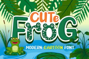 Cute Frog: A Magical Display Font for Web Design