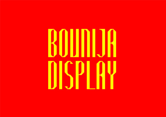 Discover Bounija Display: A Charming Font for Creative Projects