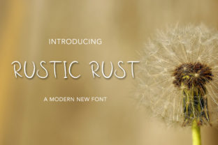 Discover Rustic Rust: A Charming Display Font for Creative Projects