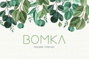 Discover the Elegance of Bomka: A Font for Creative Makers