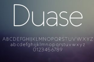 Discovering Duase: A Versatile Sans Serif for Modern Design