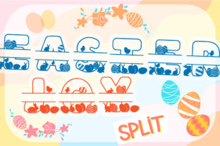Easter Joy Split: A Charming Font for Editorial Design