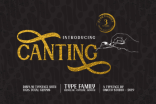 Elevate Your Craft with Canting: A Charming Serif Font