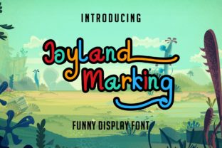 Exploring Joyland Marking: A Playful Display Font for Creative Projects