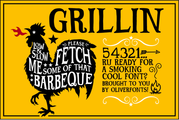 Grillin: A Fun and Powerful Display Font for Creative Projects