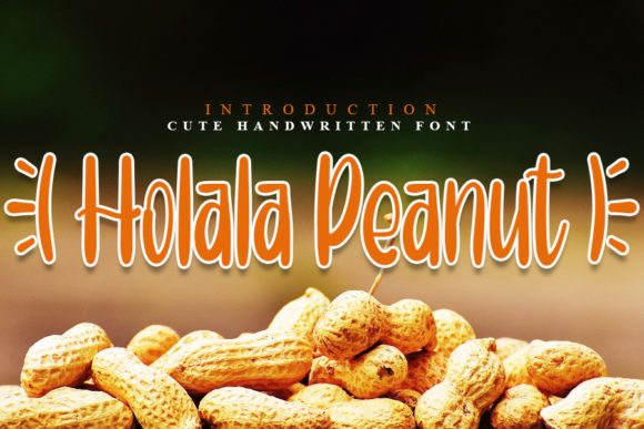 Holala Peanut: A Playful Display Font for Creative Campaigns