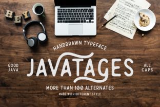 Javatages: A Versatile Vintage Display Font for Editorial Design