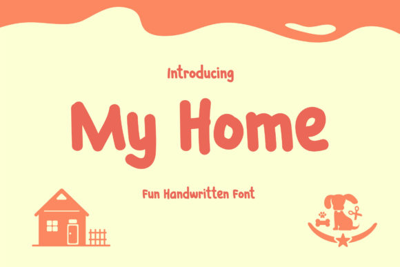 My Home: A Fun and Friendly Display Font for Creative Projects