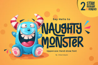 Naughty Monster: A Playful Yet Bold Display Font