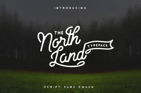 North Land: A Display Font for Elegant Web Design