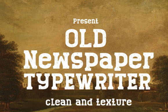 Old Newspaper: A Nostalgic Display Font for Web Design