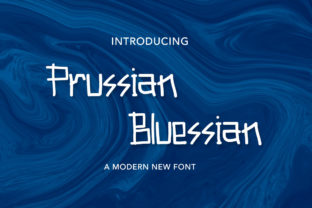 Prussian Bluessian: A Charming Display Font for Modern Marketers
