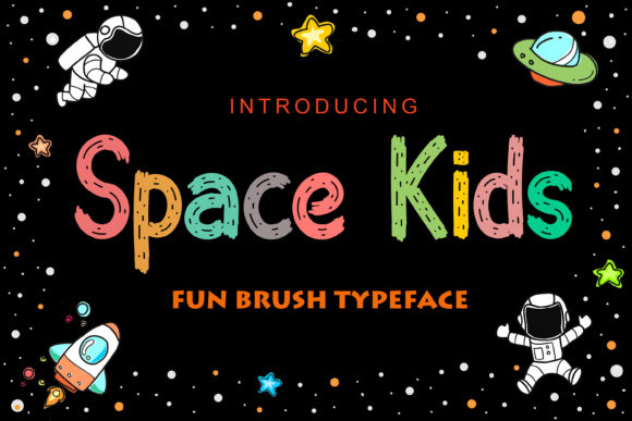 Space Kids: A Fun and Unique Display Font for Web Design