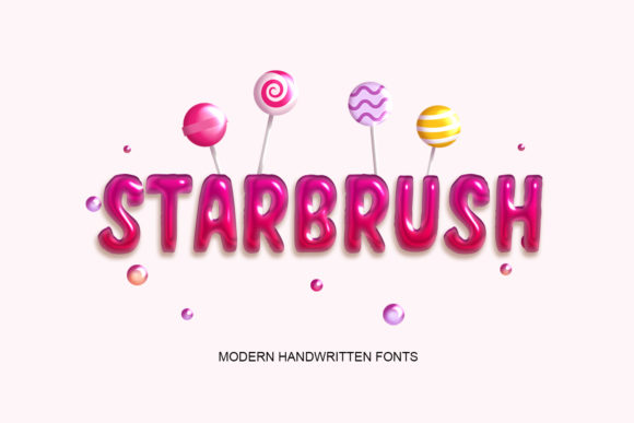 Starbrush: A Handwritten Font for Creative Makers