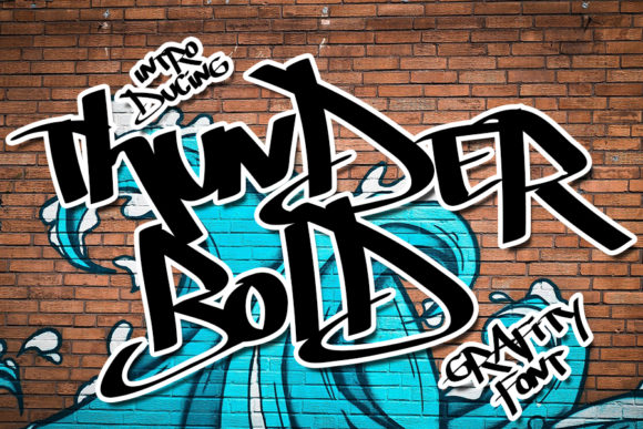 Thunder Bold: A Perfect Font for Eye-Catching Craft Projects