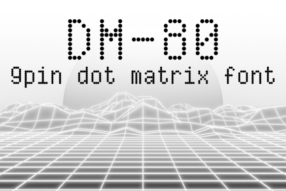 Transform Your Brand with DM-80: A Retro Font for Modern Business