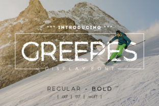 Transform Your Brand with Greepes: A Stylish Winter Ski Font