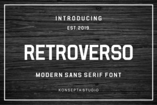 Transform Your Brand with Retroverso: A Versatile Sans Serif Font