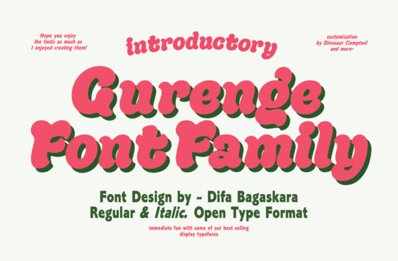 Unleash Creativity with Gurenge: A Vibrant Display Font
