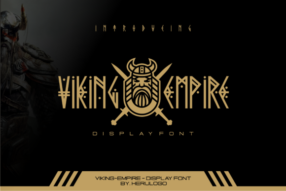 Viking Empire: A Bold Display Font for Impactful Branding